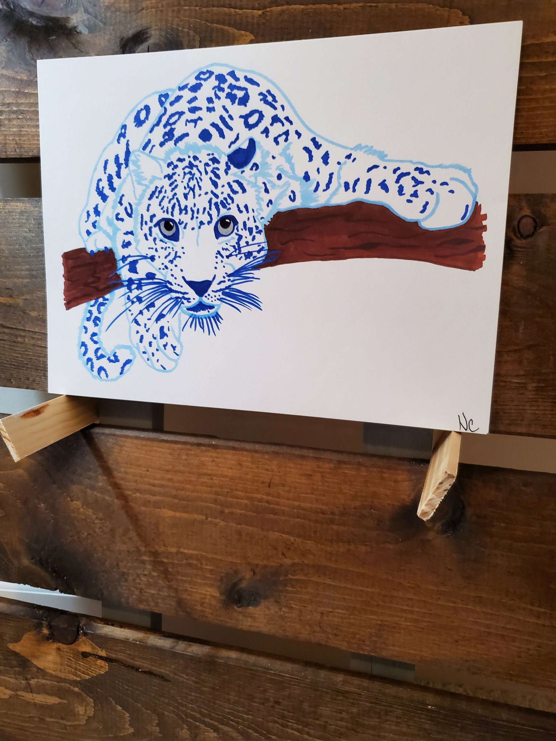 Blue cheetah