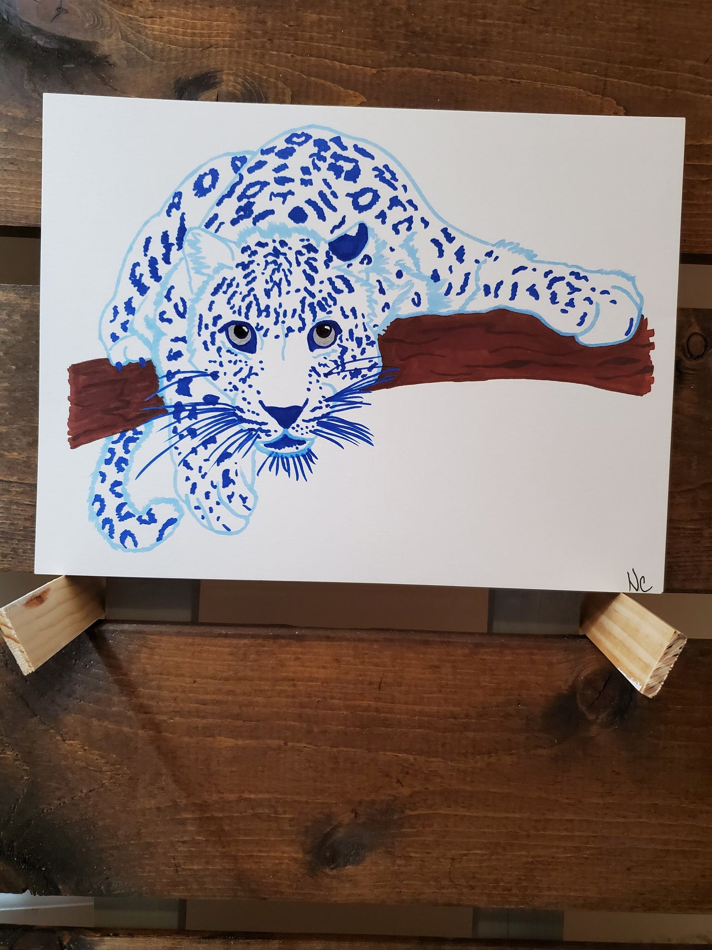 Blue cheetah