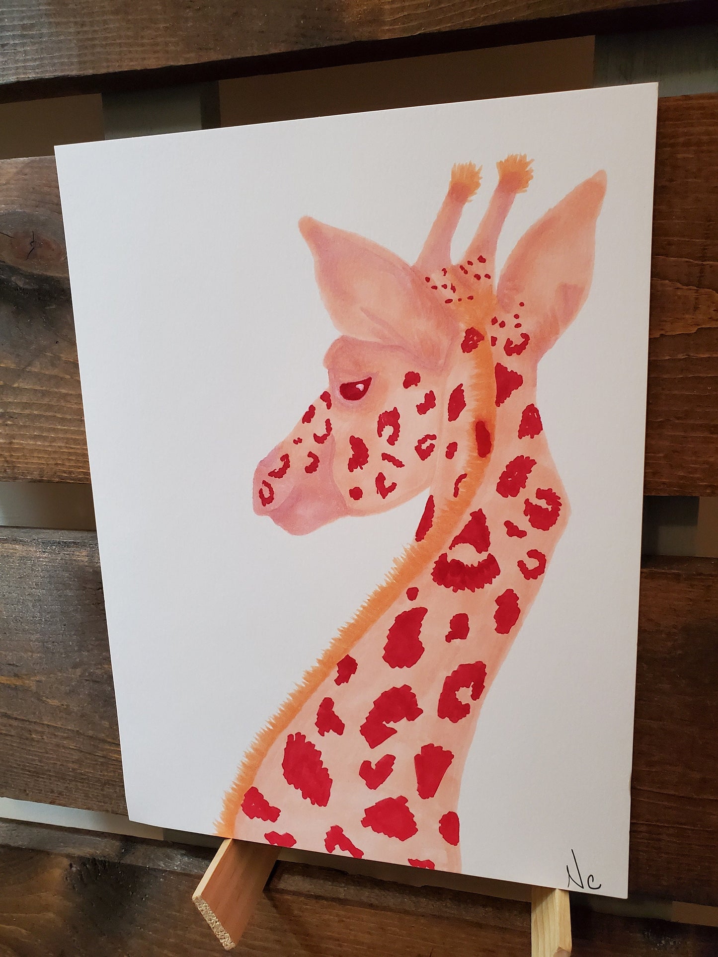 pink giraffe