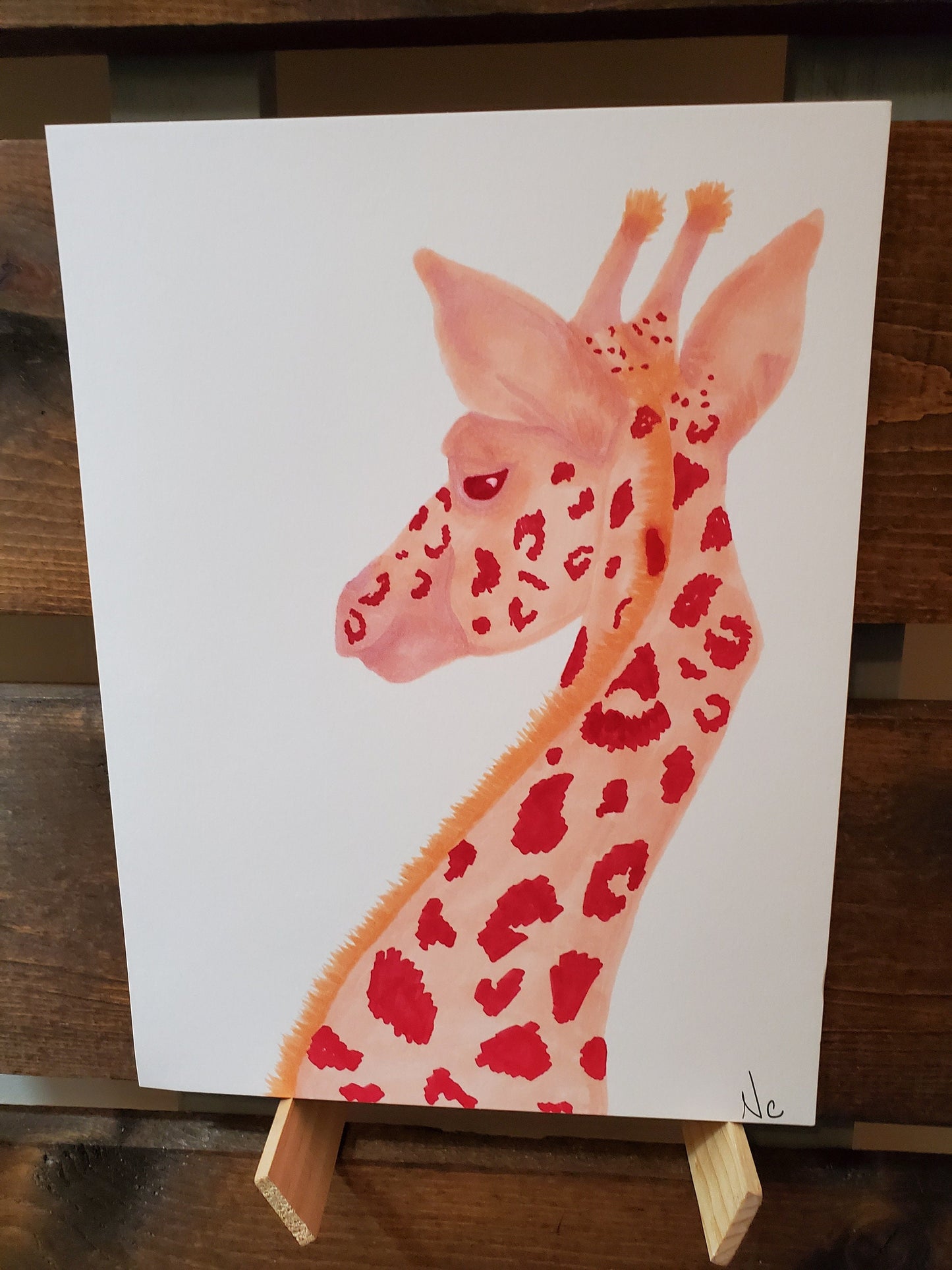 pink giraffe