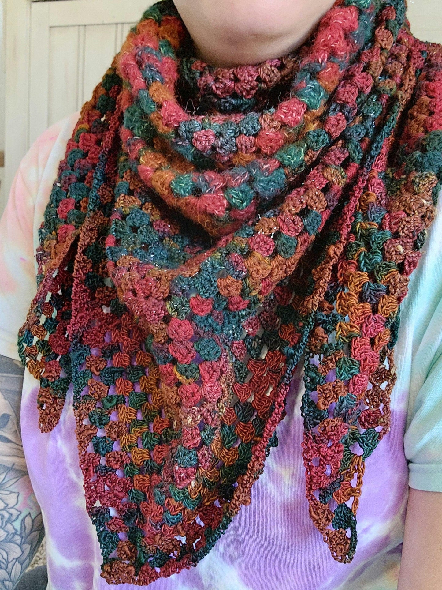 granny stitch scarf